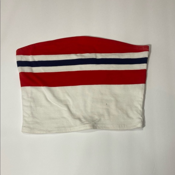 Garage Tops - Garage red white and blue tube top size:tp/xs